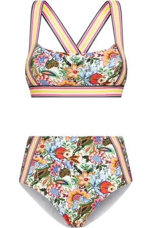 Etro Bouquet-print bikini set