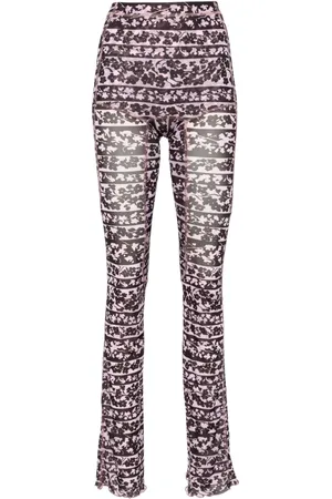 KNWLS Halcyon Blossom-print trousers