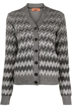 Missoni Zigzag crochet-knit cashmere cardigan