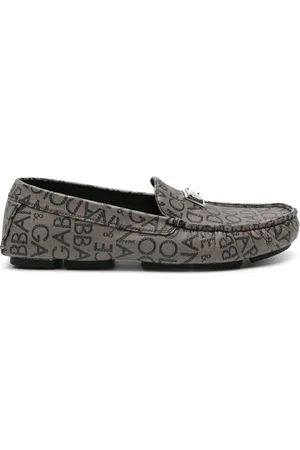 Dolce & Gabbana Logo-jacquard canvas loafers