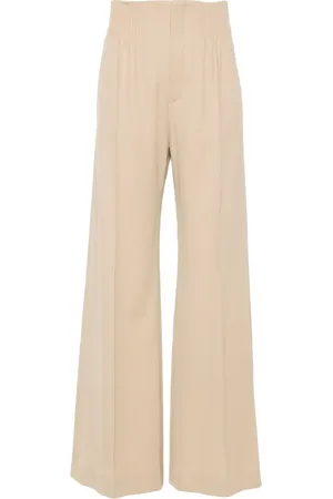 Chloé Seam-detail wide-leg trousers