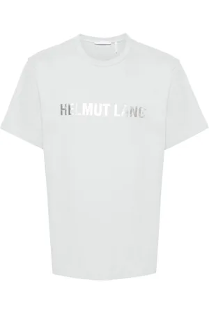 Helmut Lang Metallic-detail cotton T-shirt