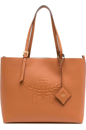 MCM Medium Himmel logo-embossed leather bag