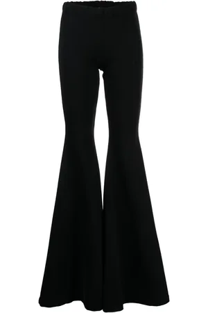 Vetements Cotton-blend flared leggings