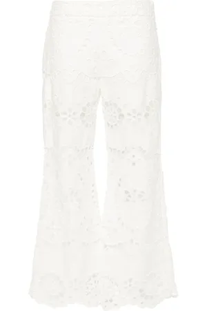 ZIMMERMANN Lexi broderie anglaise trousers