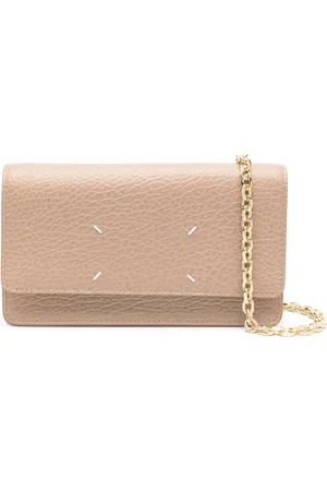 Maison Margiela Four-stitch leather wallet-on-chain