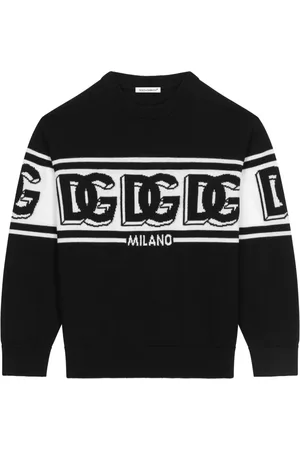 Dolce & Gabbana Logo-intarsia wool jumper