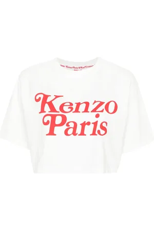 Kenzo Logo-print cropped T-shirt