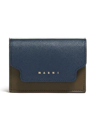 Marni Colour-block tri-fold wallet