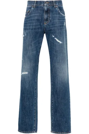 Acne Studios seam-detail straight-leg Jeans - Farfetch