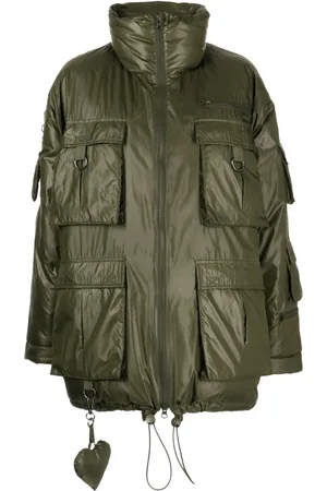 Cynthia Rowley Cargo-pocket puffer coat