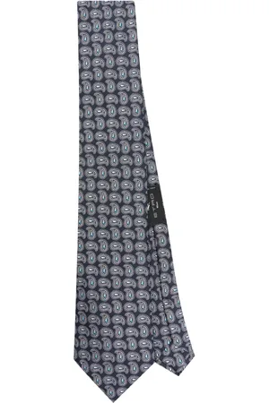 Etro Graphic-print silk tie