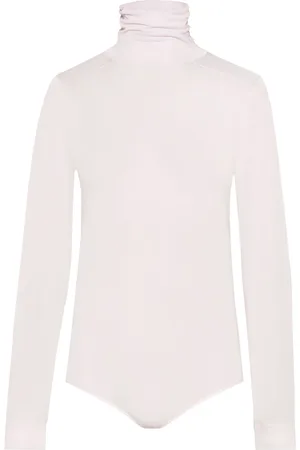 Maison Margiela Four-stitch sheer bodysuit
