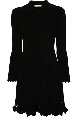 ULLA JOHNSON Cybil fine-ribbed short dress