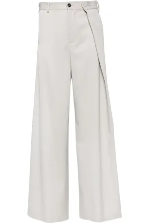 Maison Margiela Pleated wide-leg trousers