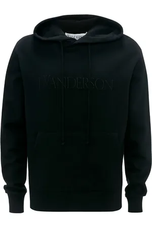 J.W.Anderson Logo-embroidered cotton hoodie