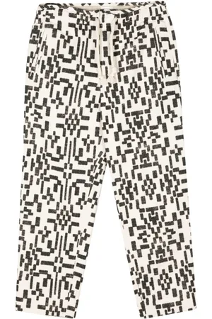 Isabel Marant Piago patterned loose-cut trousers