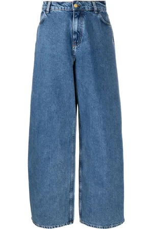 Serafini High-rise wide-leg jeans