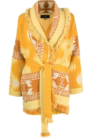 Alanui Icon jacquard cashmere cardigan