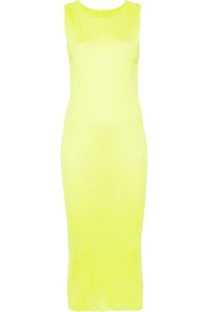 PLEATS PLEASE ISSEY MIYAKE New Colorful Basics 3 midi dress