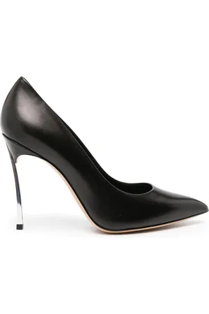 Casadei Blade 110mm leather pumps