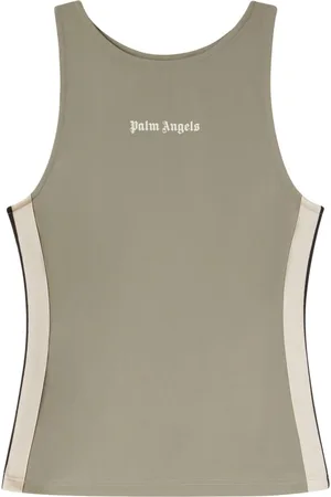 Palm Angels Logo-print tank top