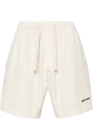 Palm Angels Logo-embroidered bermuda shorts