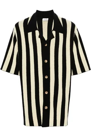 Nanushka Striped camp-collar shirt