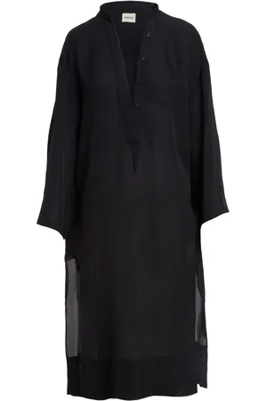 Khaite The Brom silk shirtdress