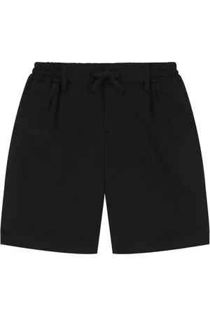 Dolce & Gabbana Logo-plaque cotton blend shorts