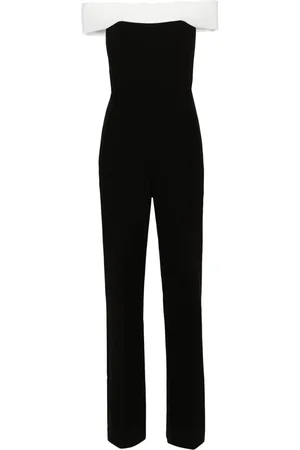 Roland Mouret Off-shoulder flared jumpsuit