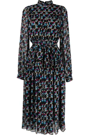 Diane von Furstenberg Kent geometric-print midi dress