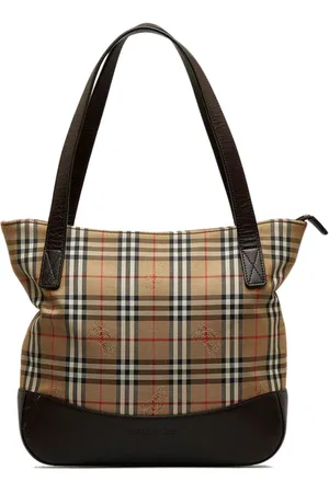 Burberry 2000-2017 Haymarket check zipped shoulder bag