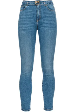 Pinko Belted skinny jeans