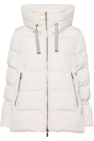 MOORER Gadia quilted hooded jacket