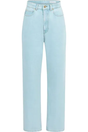 Nina Ricci Logo-patch high-rise boyfriend jeans