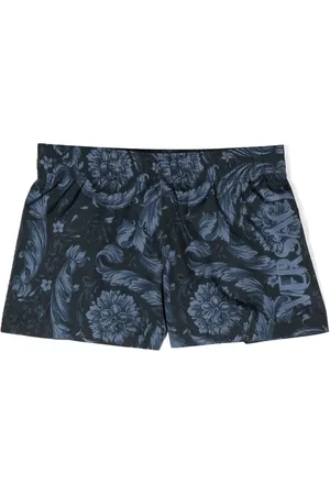 VERSACE Barocco-print swim shorts