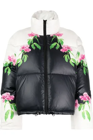 Cynthia Rowley Floral-print puffer jacket