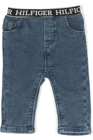 Tommy Hilfiger Elasticated-logo-waistband jeans