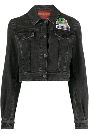 Women's moschino best sale denim jacket