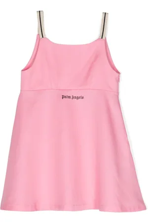 Palm Angels Logo-print track slip dress