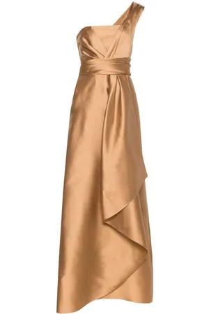 Alberta Ferretti Mikado maxi dress