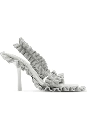 Burberry Metallic ruff sandals