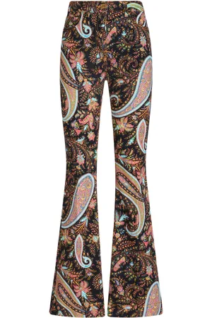 Etro Paisley-print flared trousers