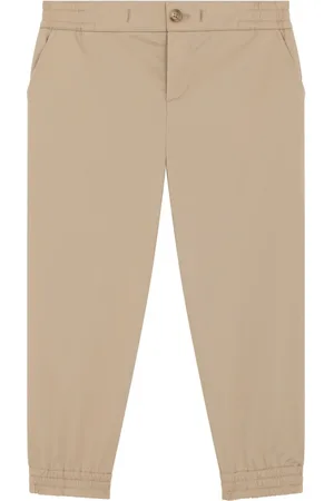 Dolce & Gabbana Logo-plaque button-fly trousers