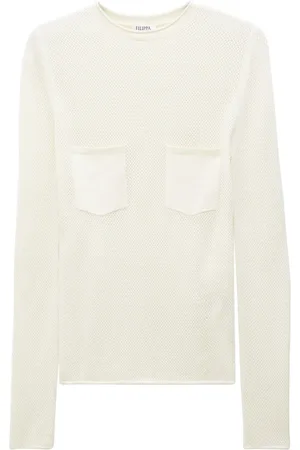 Filippa K Patch-pocket mesh T-shirt