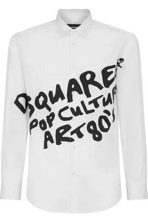 Dsquared2 Graphic-print cotton shirt