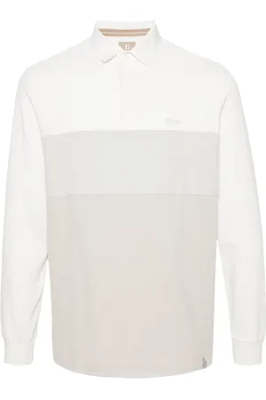 Boggi Milano Embroidered-logo cotton polo shirt