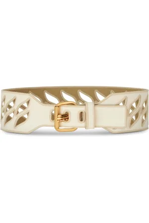 Etro Perforated cotton-canvas belt
