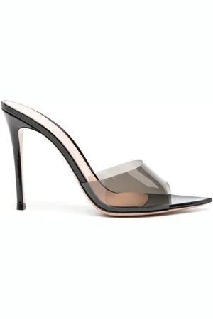 Gianvito Rossi Elle 105mm transparent mules